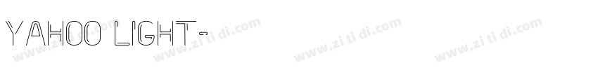 yahoo light字体转换